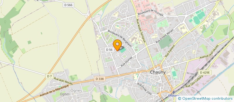 localisation de l'entreprise MONSIEUR MOHAMED EL BAIED  CHAUNY