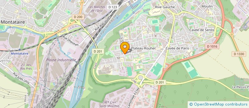 localisation de l'entreprise MONSIEUR MOHAMED EL BOUAYADI  CREIL