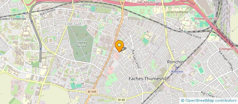localisation de l'entreprise MONSIEUR MOHAMED EL BOUHNOUNI à FACHES-THUMESNIL