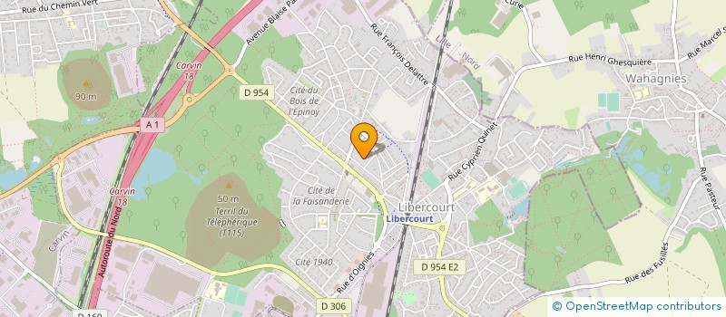 localisation de l'entreprise MONSIEUR MOHAMED EL BSIR  LIBERCOURT