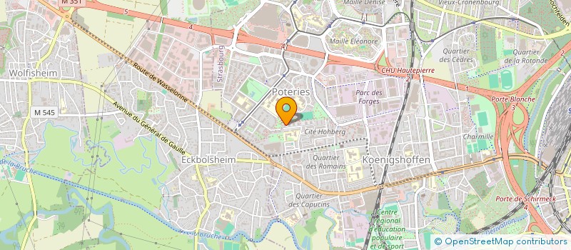 localisation de l'entreprise MONSIEUR MOHAMED EL FANNI à STRASBOURG