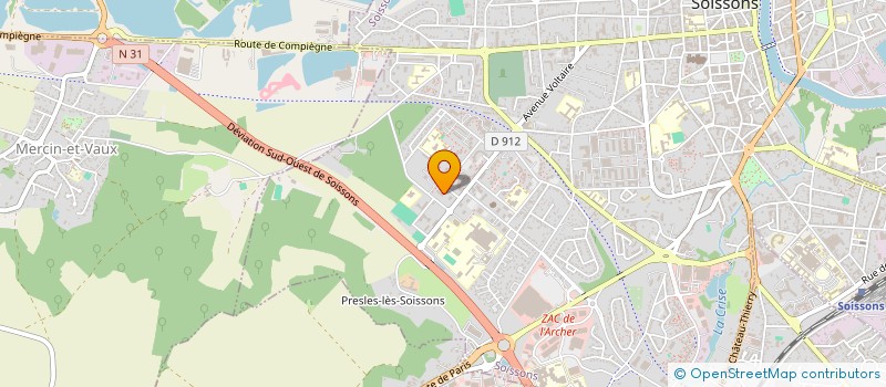 localisation de l'entreprise MONSIEUR MOHAMED EL GANDOUZI à SOISSONS