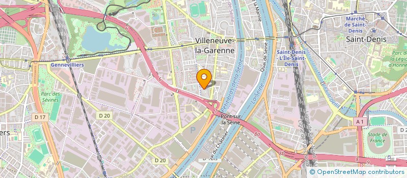 localisation de l'entreprise MONSIEUR MOHAMED EL GHARRARI à VILLENEUVE-LA-GARENNE