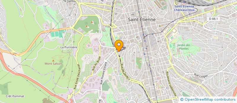 localisation de l'entreprise MONSIEUR MOHAMED EL GHOUAT  SAINT-ETIENNE