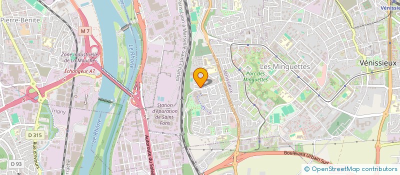 localisation de l'entreprise MONSIEUR MOHAMED EL GRINI  SAINT-FONS