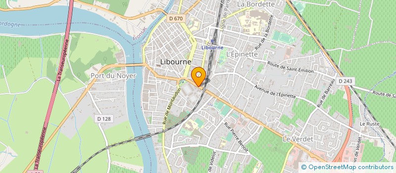 localisation de l'entreprise MONSIEUR MOHAMED EL HAJI à LIBOURNE