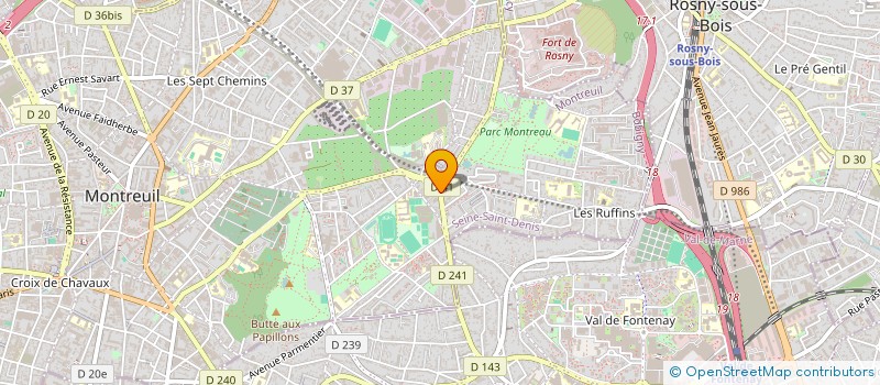 localisation de l'entreprise MONSIEUR MOHAMED EL HALAOUI à MONTREUIL