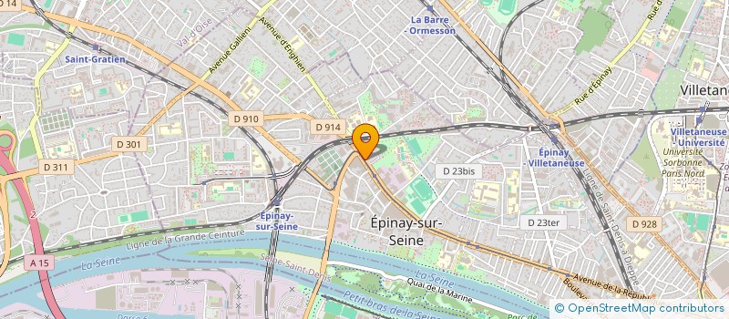 localisation de l'entreprise MONSIEUR MOHAMED EL HANOUFI à EPINAY-SUR-SEINE
