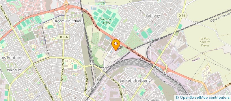 localisation de l'entreprise MONSIEUR MOHAMED EL HAOUARI  BETHENY