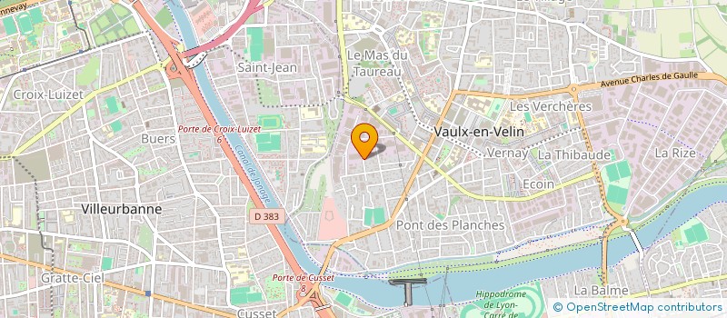 localisation de l'entreprise MONSIEUR MOHAMED EL HASSEN BOUGHANMI  VAULX-EN-VELIN