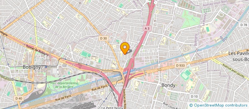 localisation de l'entreprise MONSIEUR MOHAMED EL HJAJI à BOBIGNY