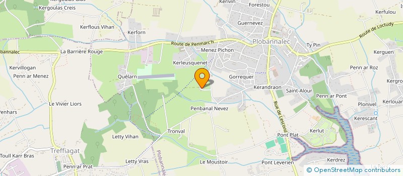 localisation de l'entreprise MONSIEUR MOHAMED EL HOUFI  PLOBANNALEC-LESCONIL