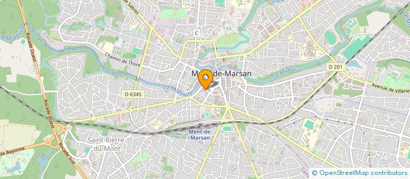 localisation de l'entreprise MONSIEUR MOHAMED EL HOUSSNI à MONT-DE-MARSAN