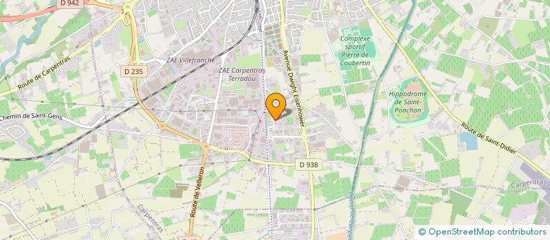 localisation de l'entreprise MONSIEUR MOHAMED EL JADOUANI à CARPENTRAS