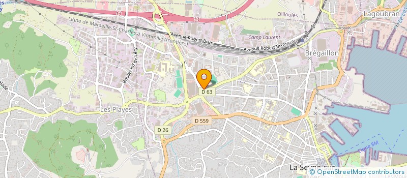 localisation de l'entreprise MONSIEUR MOHAMED EL KANDI  LA SEYNE-SUR-MER