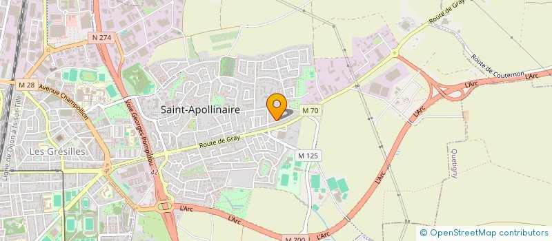 localisation de l'entreprise MONSIEUR MOHAMED EL KATIRI à SAINT-APOLLINAIRE
