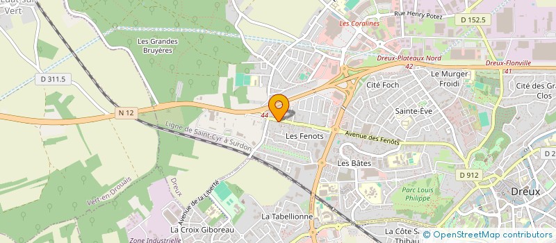 localisation de l'entreprise MONSIEUR MOHAMED EL KHARROUBI à DREUX