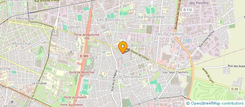 localisation de l'entreprise MONSIEUR MOHAMED EL KHOUDRI  BRON