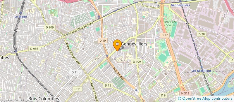 localisation de l'entreprise MONSIEUR MOHAMED EL MAGHRAOUI à GENNEVILLIERS