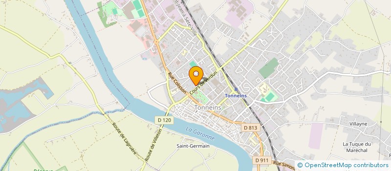 localisation de l'entreprise MONSIEUR MOHAMED EL MAHOUTI  TONNEINS