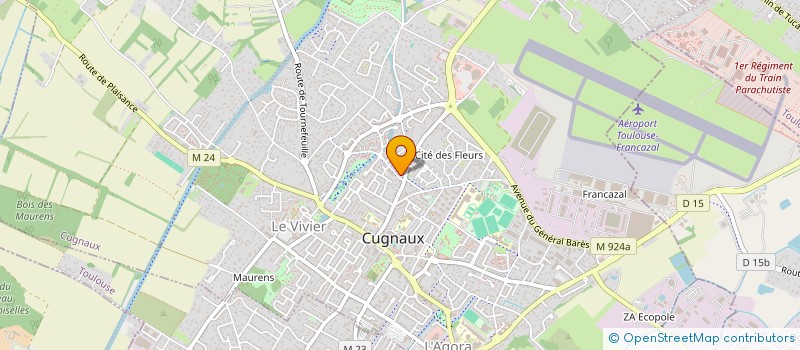 localisation de l'entreprise MONSIEUR MOHAMED EL MALALI  CUGNAUX