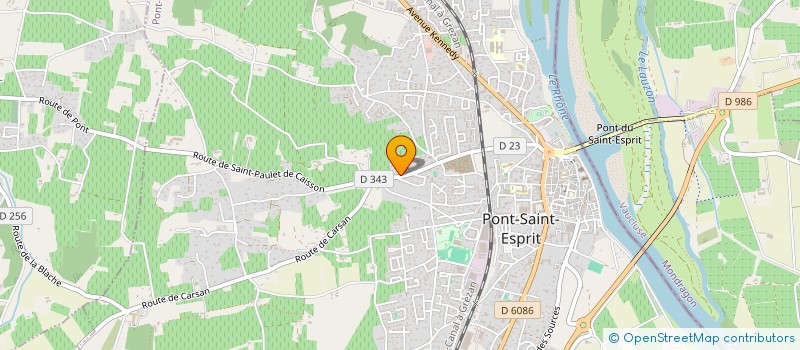 localisation de l'entreprise MONSIEUR MOHAMED EL MANSOURY à PONT-SAINT-ESPRIT