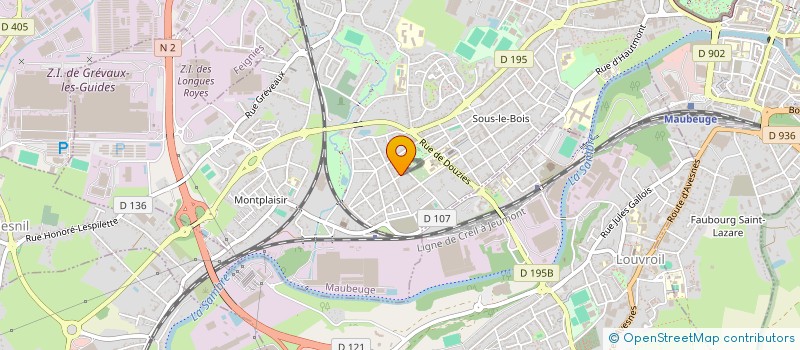 localisation de l'entreprise MONSIEUR MOHAMED EL MATHARI  MAUBEUGE