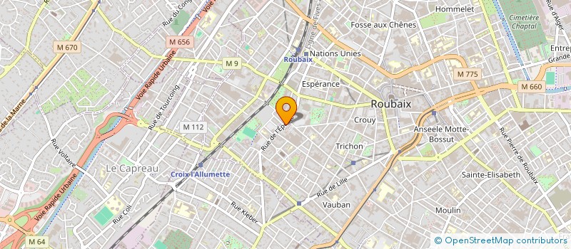 localisation de l'entreprise MONSIEUR MOHAMED EL MEJAHED  ROUBAIX