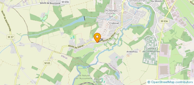 localisation de l'entreprise MONSIEUR MOHAMED EL MITARI JELJAL  CORNEBARRIEU