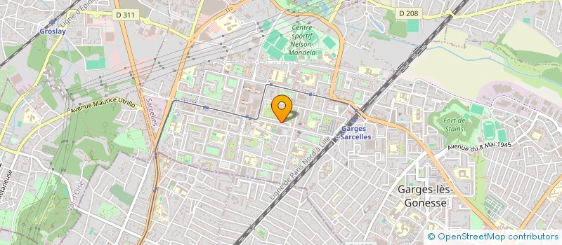 localisation de l'entreprise MONSIEUR MOHAMED EL MOKHTARI  SARCELLES