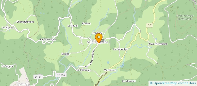 localisation de l'entreprise MONSIEUR MOHAMED EL MORABET à AUBUSSON-D AUVERGNE