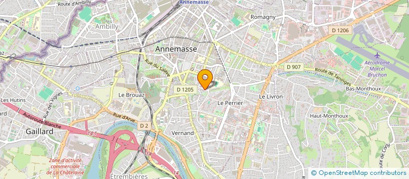 localisation de l'entreprise MONSIEUR MOHAMED EL MOURABIT à ANNEMASSE