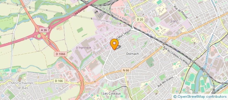 localisation de l'entreprise MONSIEUR MOHAMED EL MOUTAOUADIA EL IDRISSI  MULHOUSE