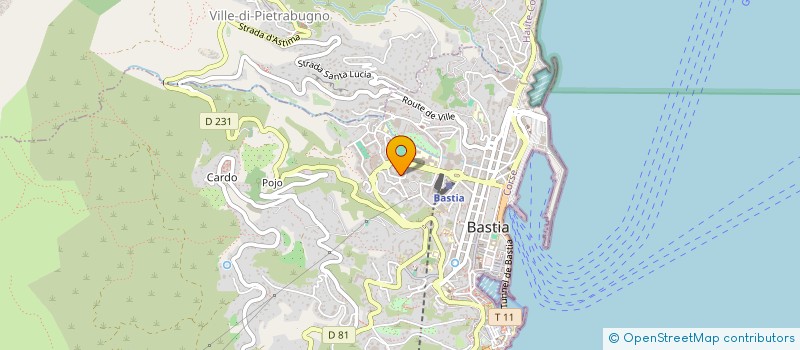 localisation de l'entreprise MONSIEUR MOHAMED EL-OUAFI à BASTIA