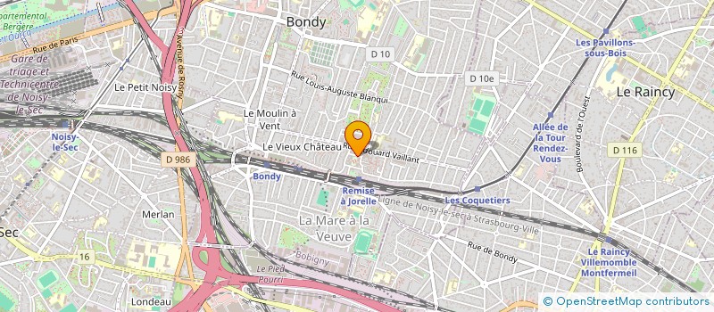 localisation de l'entreprise MONSIEUR MOHAMED EL OUALI  BONDY