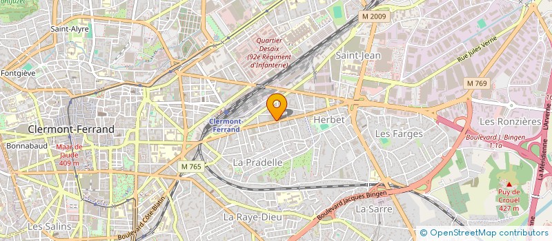 localisation de l'entreprise MONSIEUR MOHAMED EL QABACH  CLERMONT-FERRAND