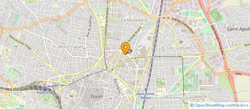 localisation de l'entreprise MONSIEUR MOHAMED EL QAMAR à DIJON