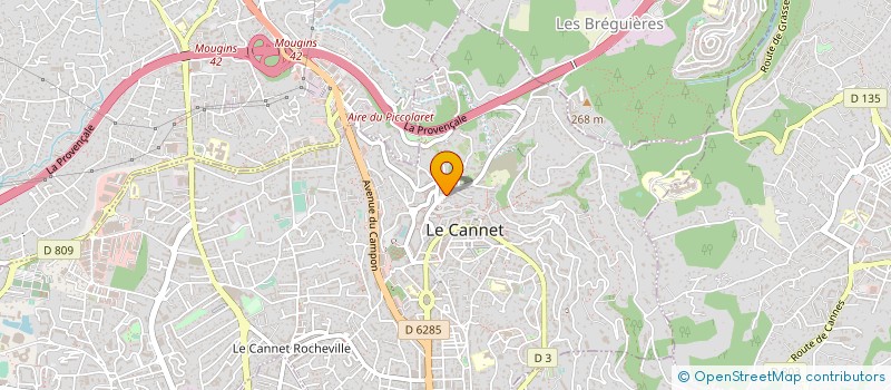 localisation de l'entreprise MONSIEUR MOHAMED EL WAKIL à LE CANNET