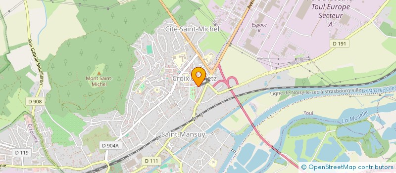 localisation de l'entreprise MONSIEUR MOHAMED EL YAALAOUI  TOUL