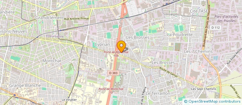 localisation de l'entreprise MONSIEUR MOHAMED EL YABOURI BEN LAHCEN  VILLEURBANNE