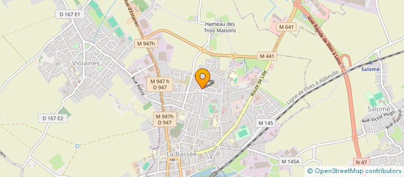 localisation de l'entreprise MONSIEUR MOHAMED EL YOUSFI  LA BASSEE