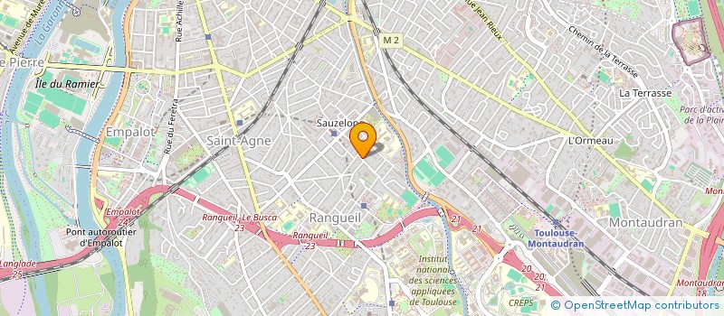 localisation de l'entreprise MONSIEUR MOHAMED ELABBAD à TOULOUSE