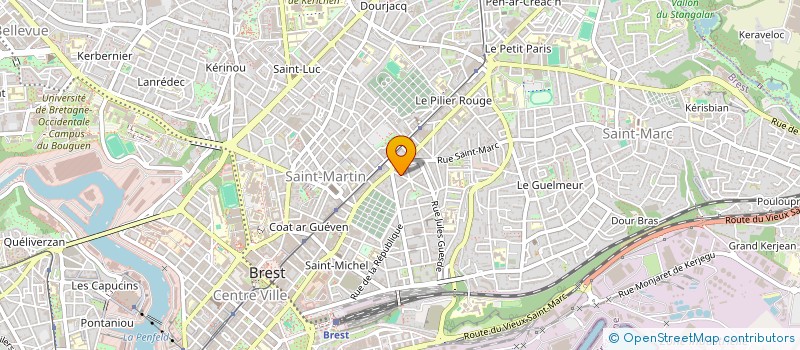 localisation de l'entreprise MONSIEUR MOHAMED-ELAMINE BENTARZI à BREST