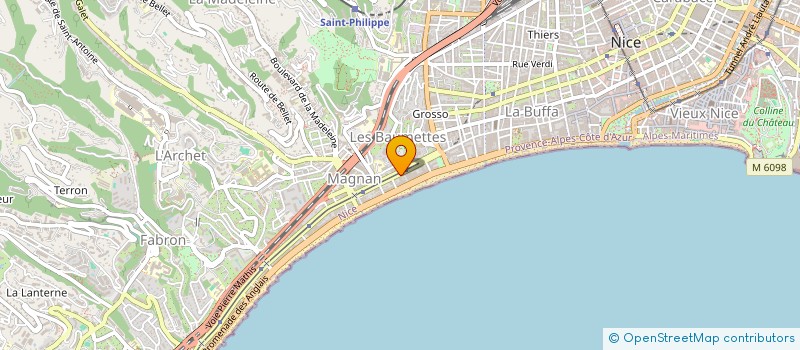 localisation de l'entreprise MONSIEUR MOHAMED ELAMINE BOUCHACHI à NICE