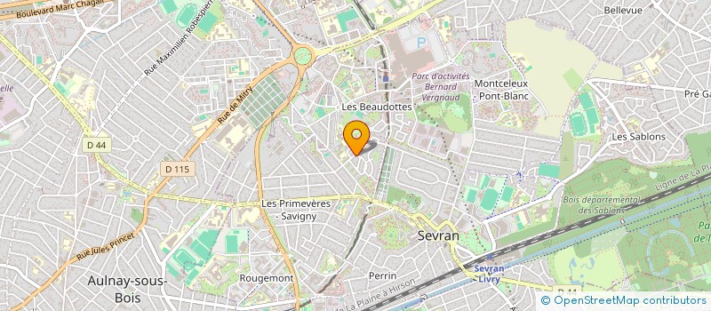localisation de l'entreprise MONSIEUR MOHAMED ELAMINE FRATSA à SEVRAN