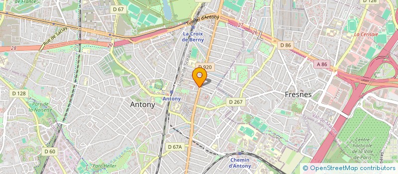 localisation de l'entreprise MONSIEUR MOHAMED ELAMINE KIOUAS à ANTONY