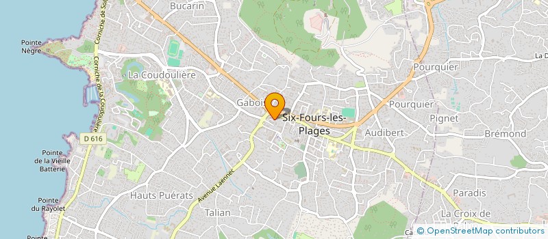 localisation de l'entreprise MONSIEUR MOHAMED ELAYADI à SIX-FOURS-LES-PLAGES