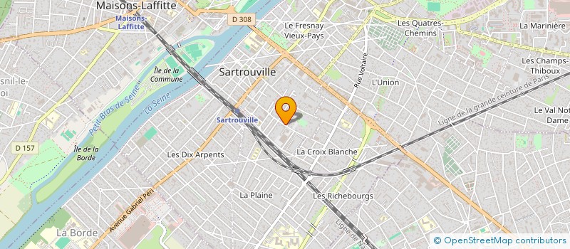 localisation de l'entreprise MONSIEUR MOHAMED ELFATMI  SARTROUVILLE