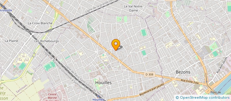 localisation de l'entreprise MONSIEUR MOHAMED ELGHOUITI KRAIDACH  HOUILLES