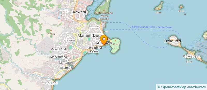 localisation de l'entreprise MONSIEUR MOHAMED ELHAD HABIBOU à MAMOUDZOU